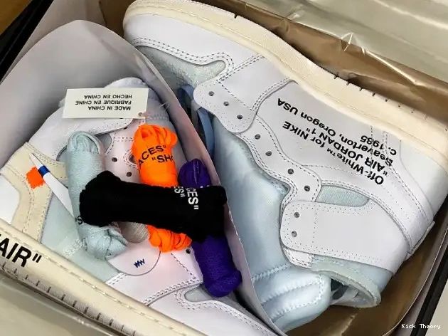 Kick Theory 1 High AQ0818-100 White Air Off-White Jordan Retro 0524
